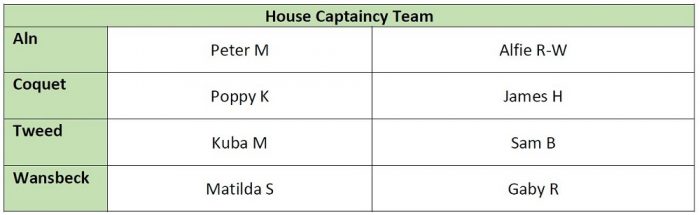 House Captaincy Team